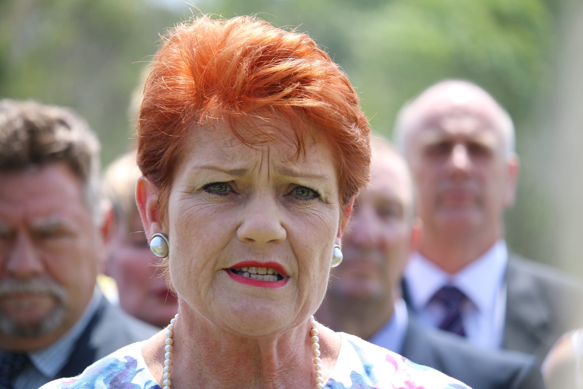 Pauline Hanson, One Nation leader.
